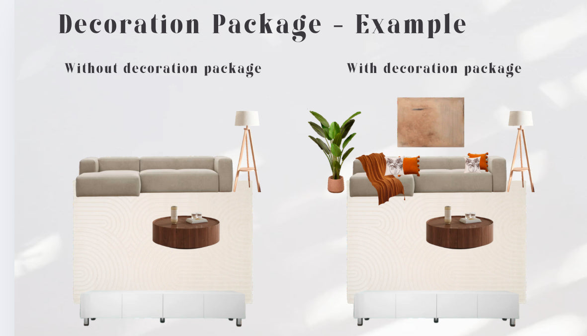 Living Room decoration package